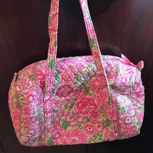 Vera Bradley Small Duffel (Petal Pink)